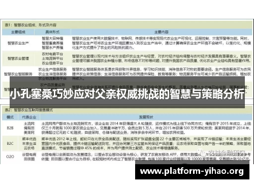 小孔塞桑巧妙应对父亲权威挑战的智慧与策略分析